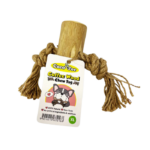 COCO & JOE Coffee Wood Chew Tug with Rope- S