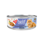 BELIF White Meat Tuna & Shrimp & Calamari in Gravy 80g