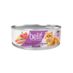 BELIF White Meat Tuna & Chicken Breast in Gravy 80g
