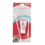 BIOLINE Cat Dental Kit with Tooth Paste Cheese 50g