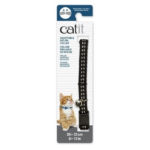 CATIT Adjustable Nylon Collar Reflective Black 20-33cm