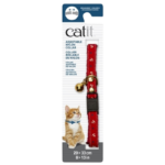 CATIT Adjustable Nylon Collar w/Riverts Red Nautical 0.8cm