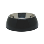 DOGIT 2 In 1 Durable Bowl w. SS Insert Small 350ml Black