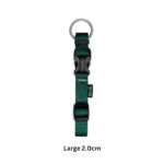 ZEUS Adj. Collar Charcoal Large 2.0cm