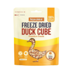 NANOVET Freeze Dried Duck Cube Premium Treats 200gm