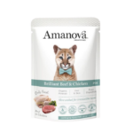 AMANOVA Pouch Beef & Chicken 85g