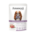 AMANOVA Pouch Adult Brilliant Beef & Chicken 100g