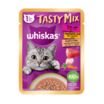 WHISKAS Tasty Mix Tuna Kanikama Carrot in Gravy 70g