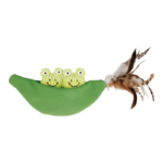 GiGwi Meow Than 1 Catnip Plush Cat Toy (Legume With Frogs)